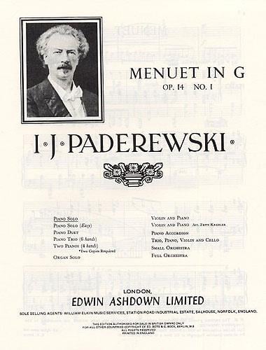 Menuet In G Op. 14 No. 1